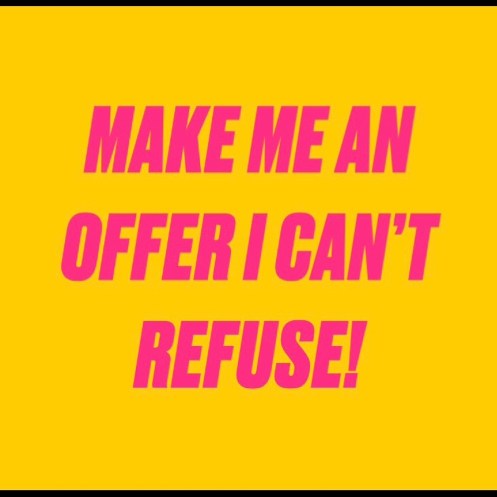 Make me an offer I can’t refuse,, last week Sale